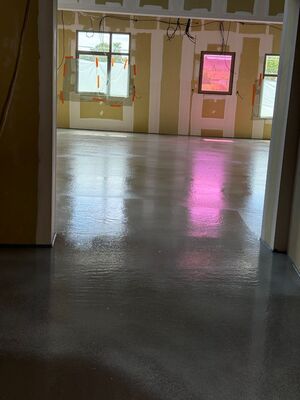 Après coulage